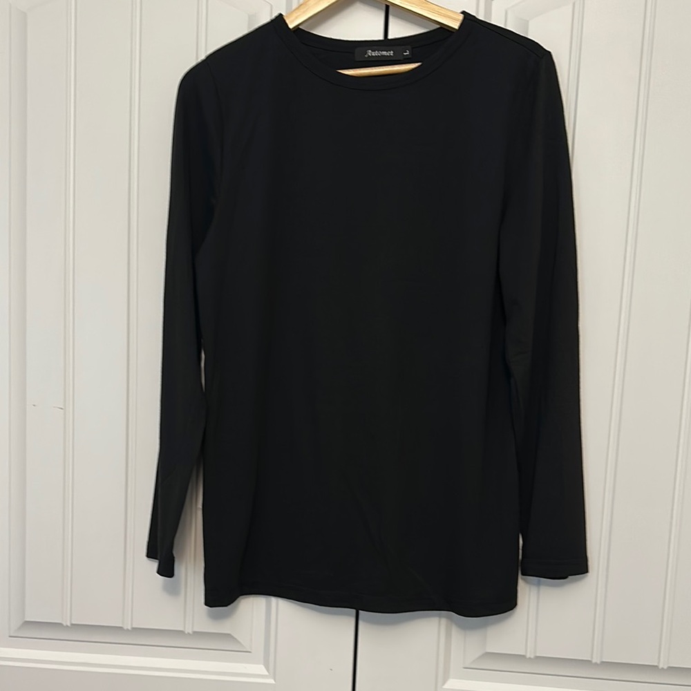Black Long Sleeve Top